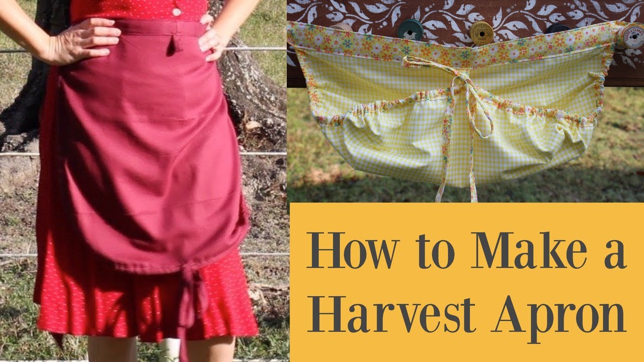 How to make a harvest apron