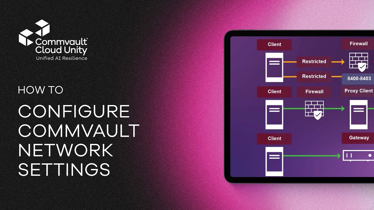 How to Configure Commvault Network Settings | Step-by-Step Guide