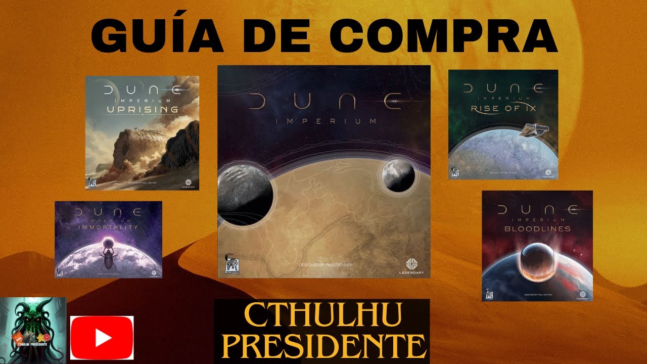 DUNE IMPERIUM -GUÍA DE COMPRA- juego de mesa