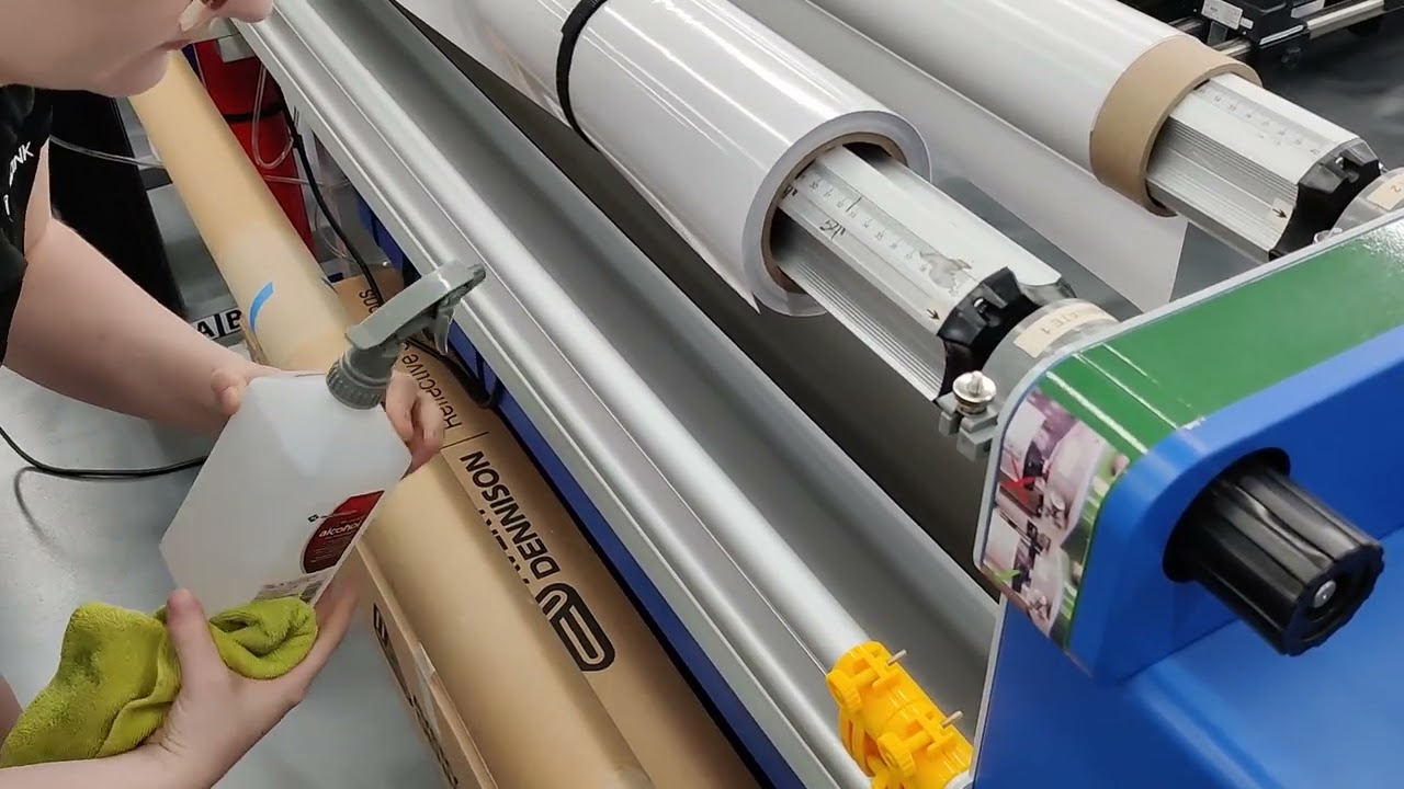 Large Format | Maintenance | How to Clean Laminator Base