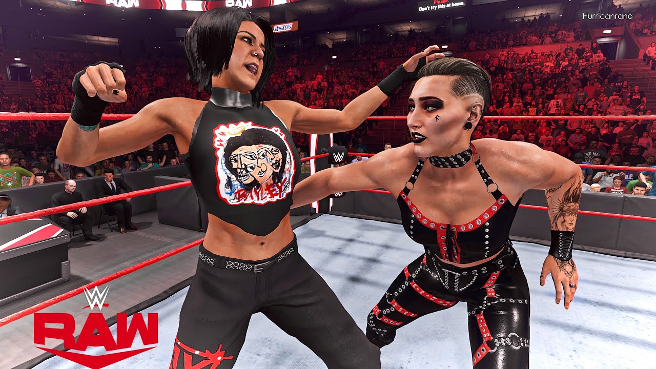 WWE 2K22 : Raw - Rhea Ripley Vs Bayley