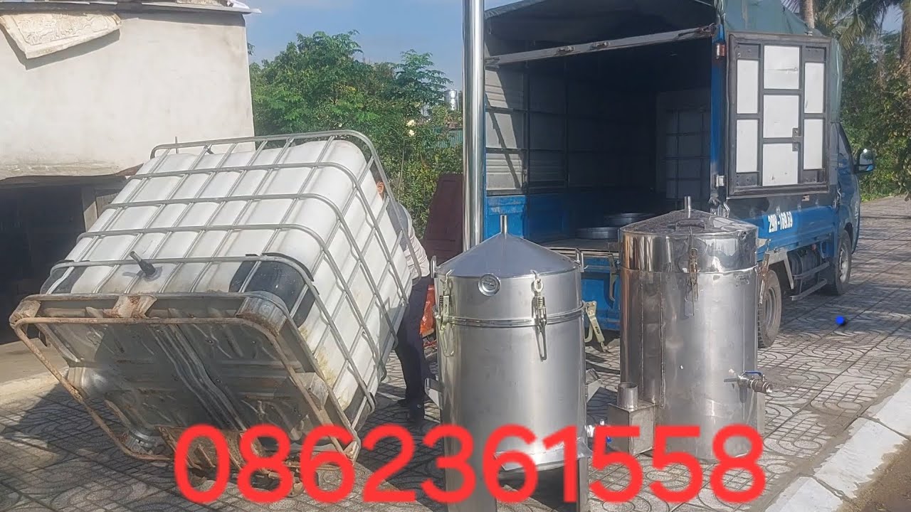 Nồi hơi nấu rượu bằng củi 30kg lõi inox 0862361558