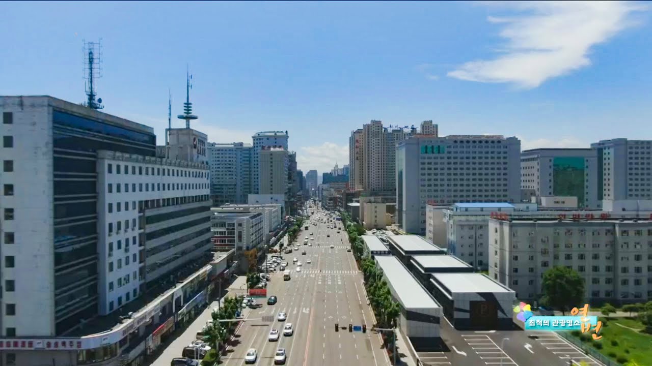 연변관광 연길시 (모아산,수상시장,연변축구경기 등)
