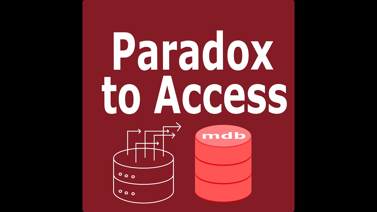 Paradox db To Microsoft Access Mdb file converter