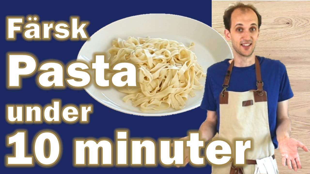 Färsk pasta under 10 minuter, Myter om Pasta del #1