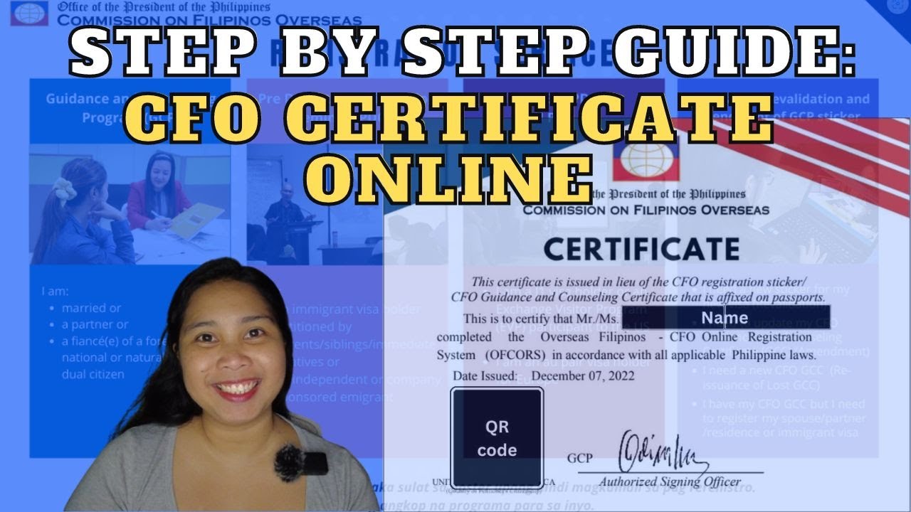 STEP BY STEP GUIDE ON HOW TO GET CFO CERTIFICATE ONLINE | NOVA NAC