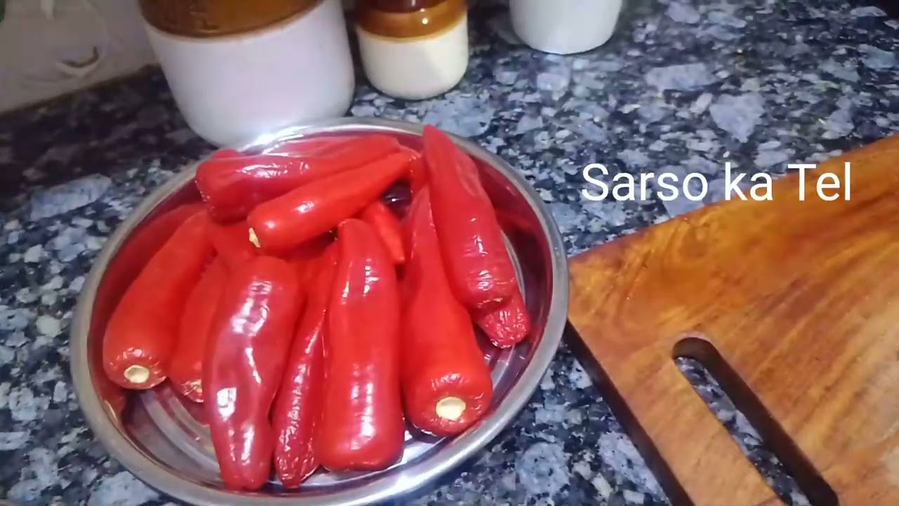 Lal mirch ka achar ( The daily dish up) 