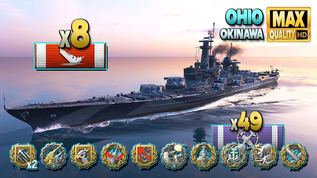 Battleship Ohio: Beautiful comeback - World of Warships
