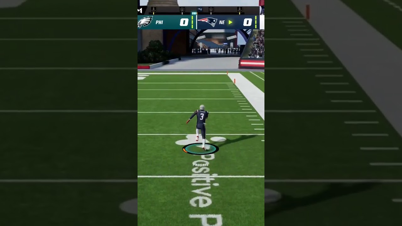 Jabrill peppers Fumble return against eagles user #maddennfl23 #ps5 #shortclip #doyourjob #patriots