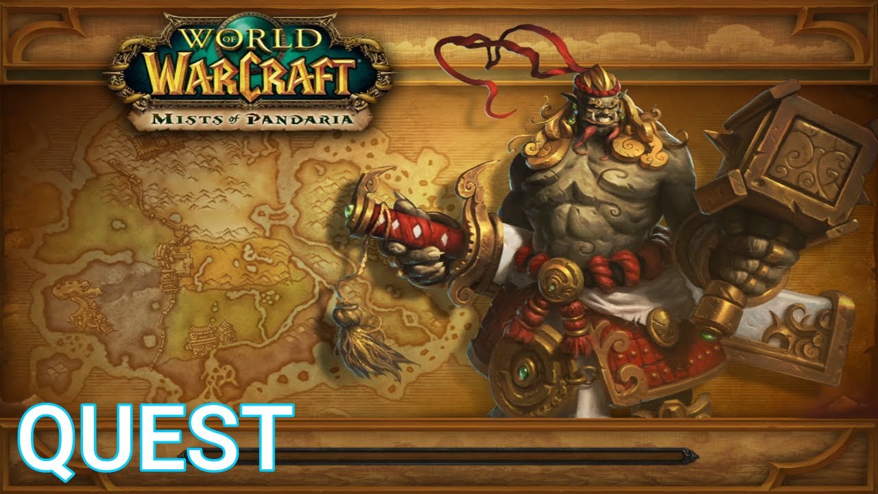 Bigger Fish To Fry. Pearlfin Village Retail WoW Quest Line. Pandaria. Alliance.