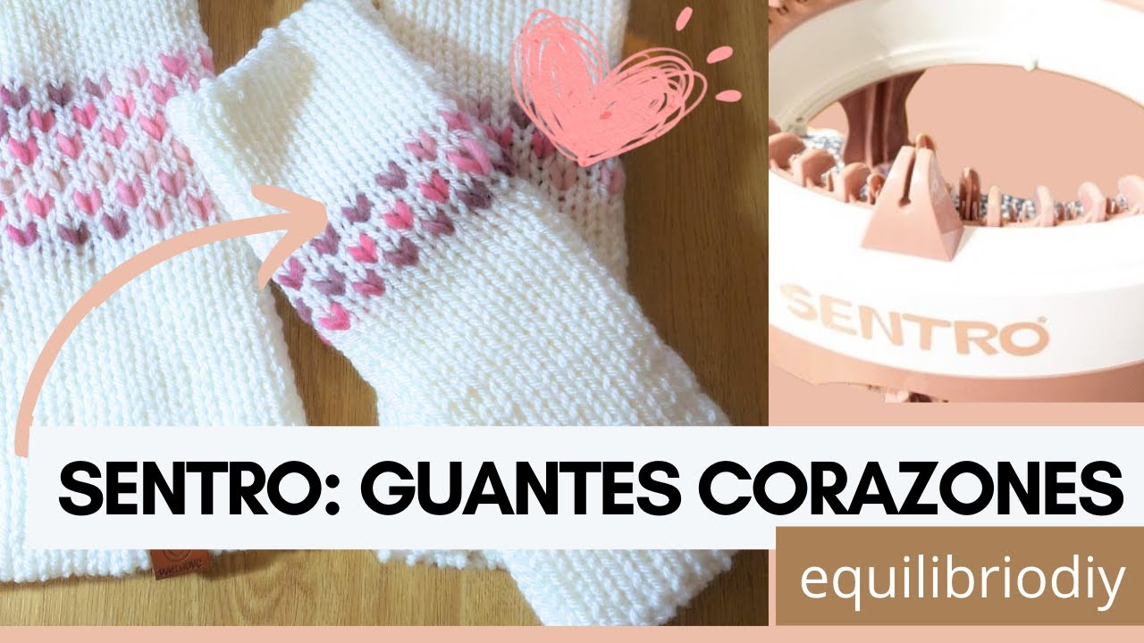 Aprende a hacer #mitones #guantes #knitting #knittingmachine #circularknitting #sentro #addi #diy
