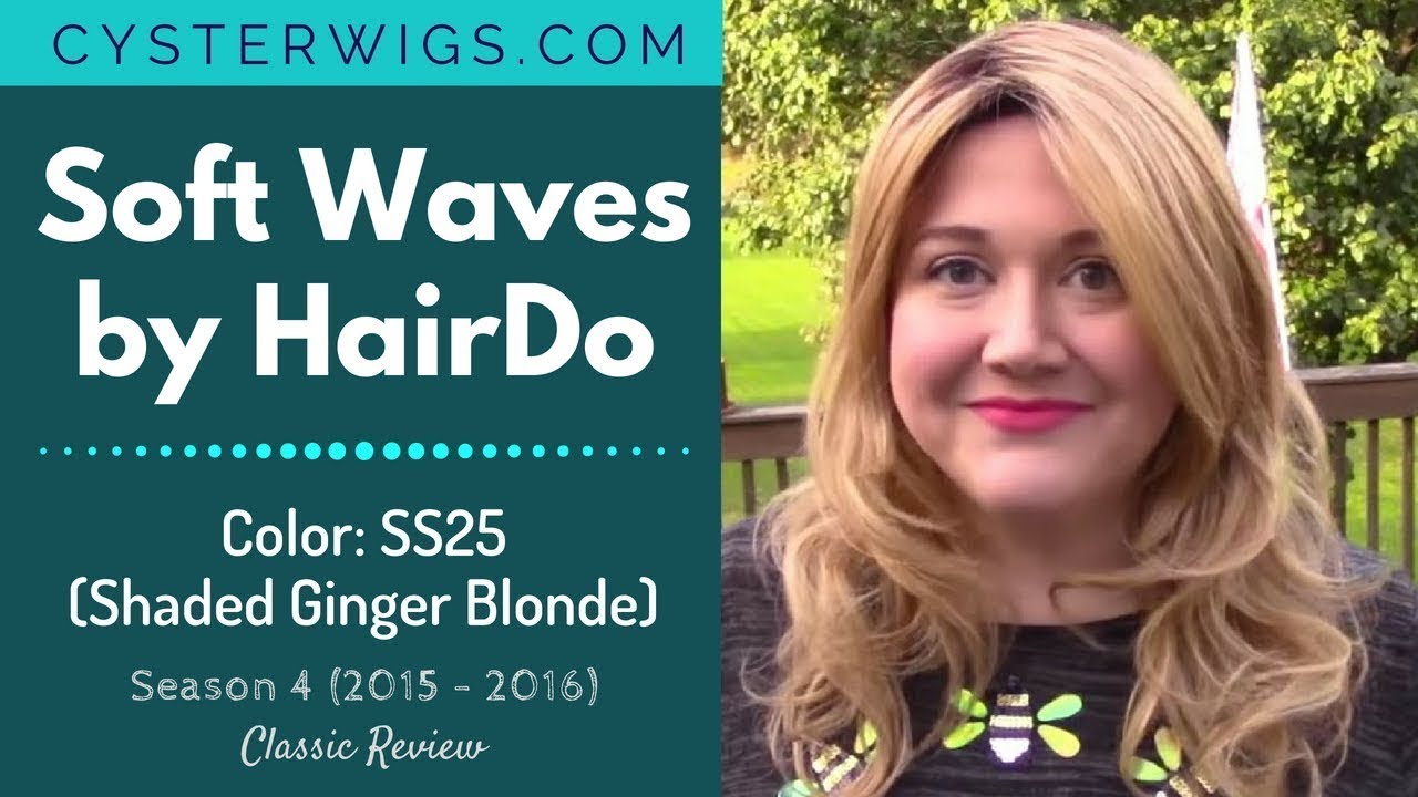 CysterWigs Wig Review: Soft Waves by HairDo, Color: SS25 (Shaded Ginger Blonde) [S4E284 2016]