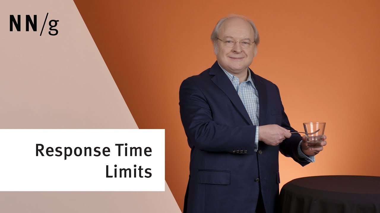 The 3 Response Time Limits in Interaction Design