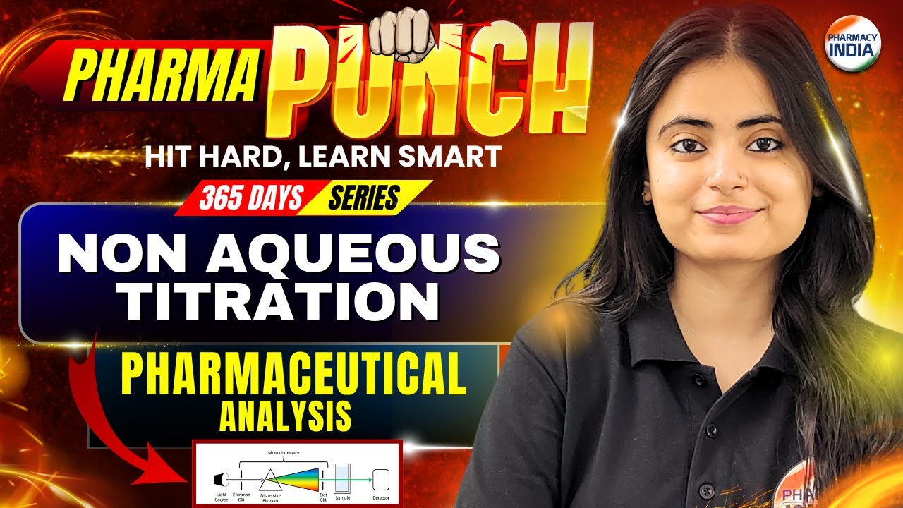 Non Aqueous Titration | Pharmaceutical Analysis | DI, NIPER, GPAT #pharma #pharmacyindia #pharmacy