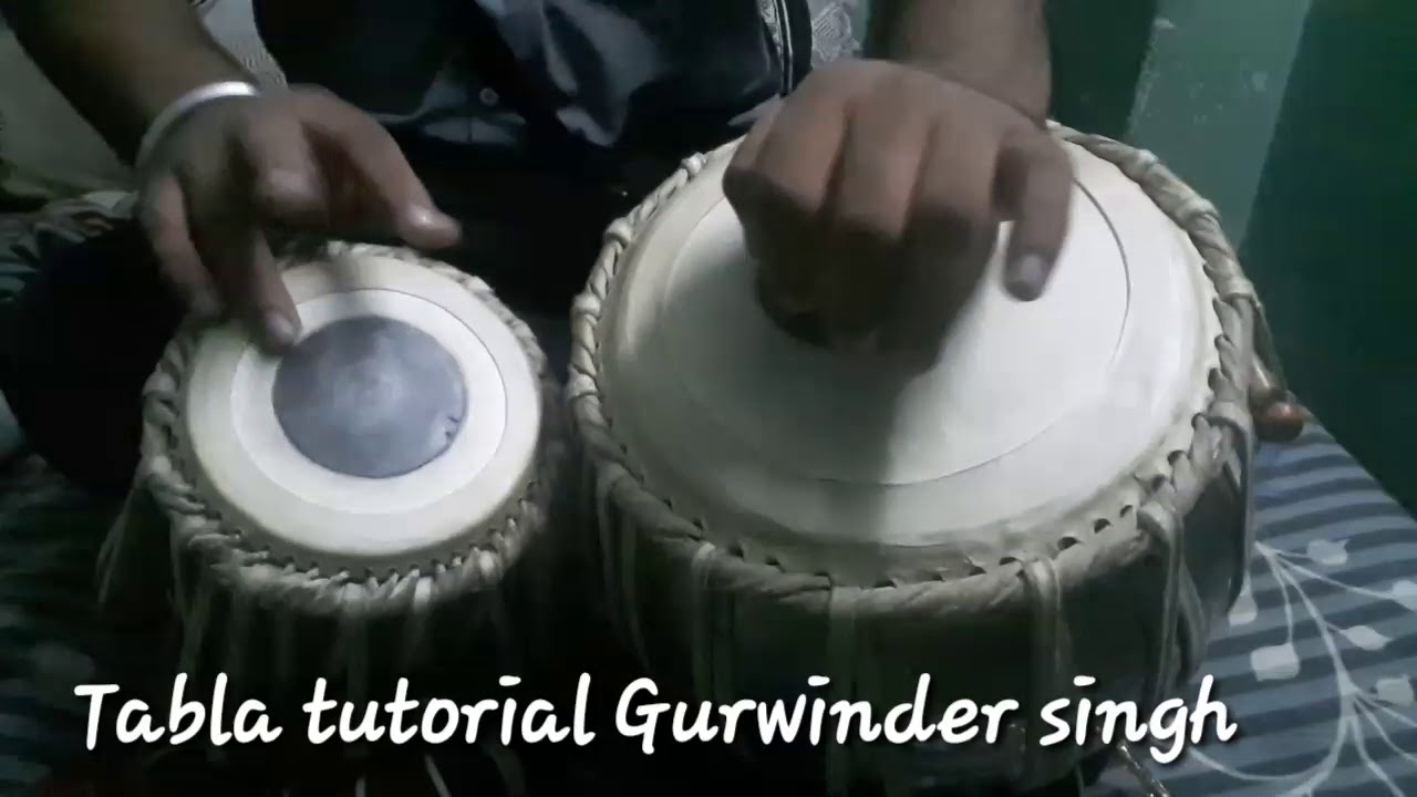 Tabla lesson #158 kherva taal advanced fillers ,tukda, mukda, tahies etc
