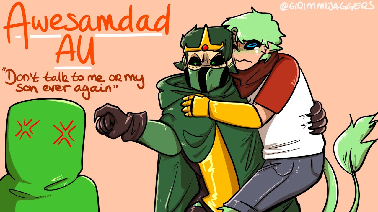 Awesamdad AU - Lore Moments | Dream SMP Animatic