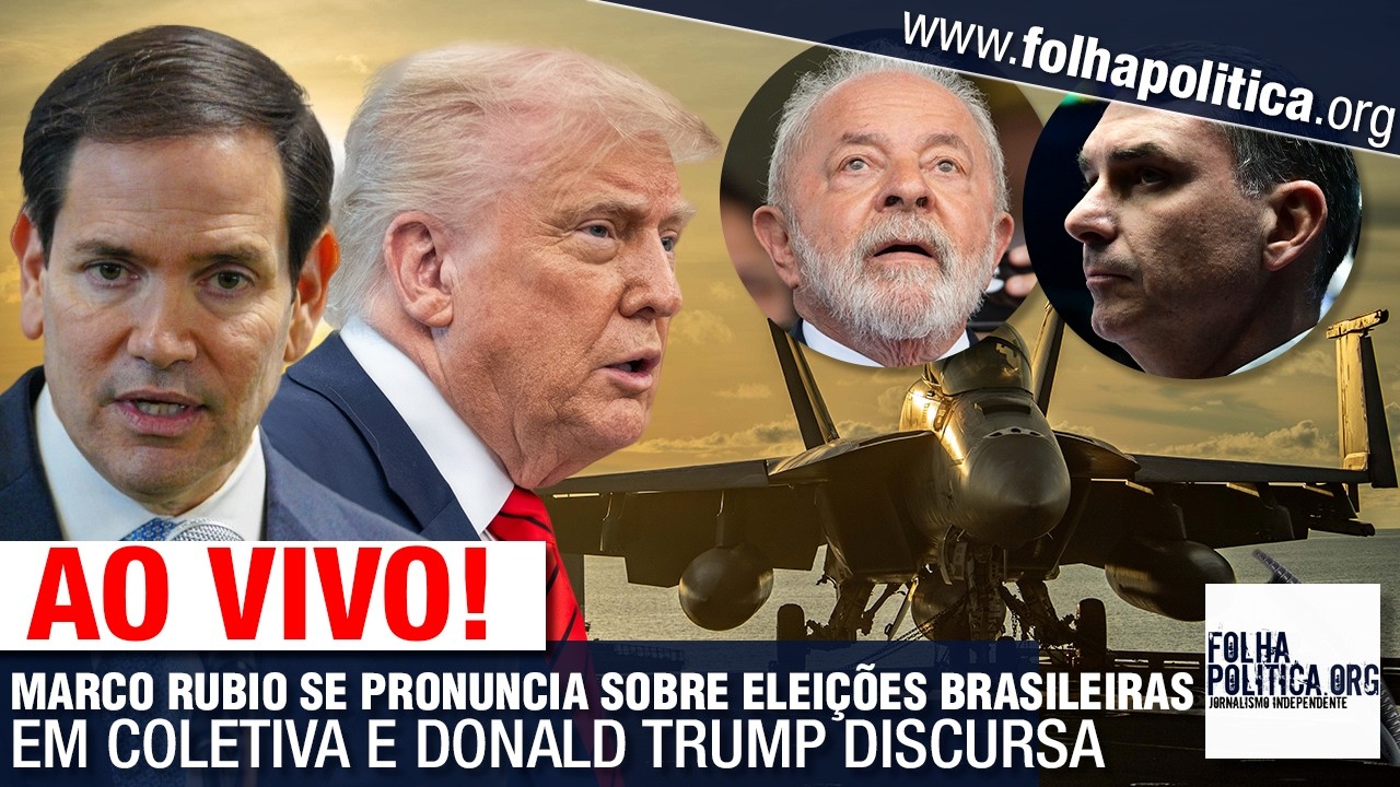 AO VIVO: MARCO RUBIO SE PRONUNCIA SOBRE ELEI&Ccedil;&Otilde;ES BRASILEIRAS EM COLETIVA E DONALD TRUMP DISCURSA