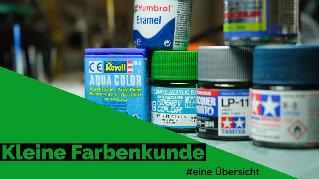 Eine kleine Übersicht über Modellbaufarben