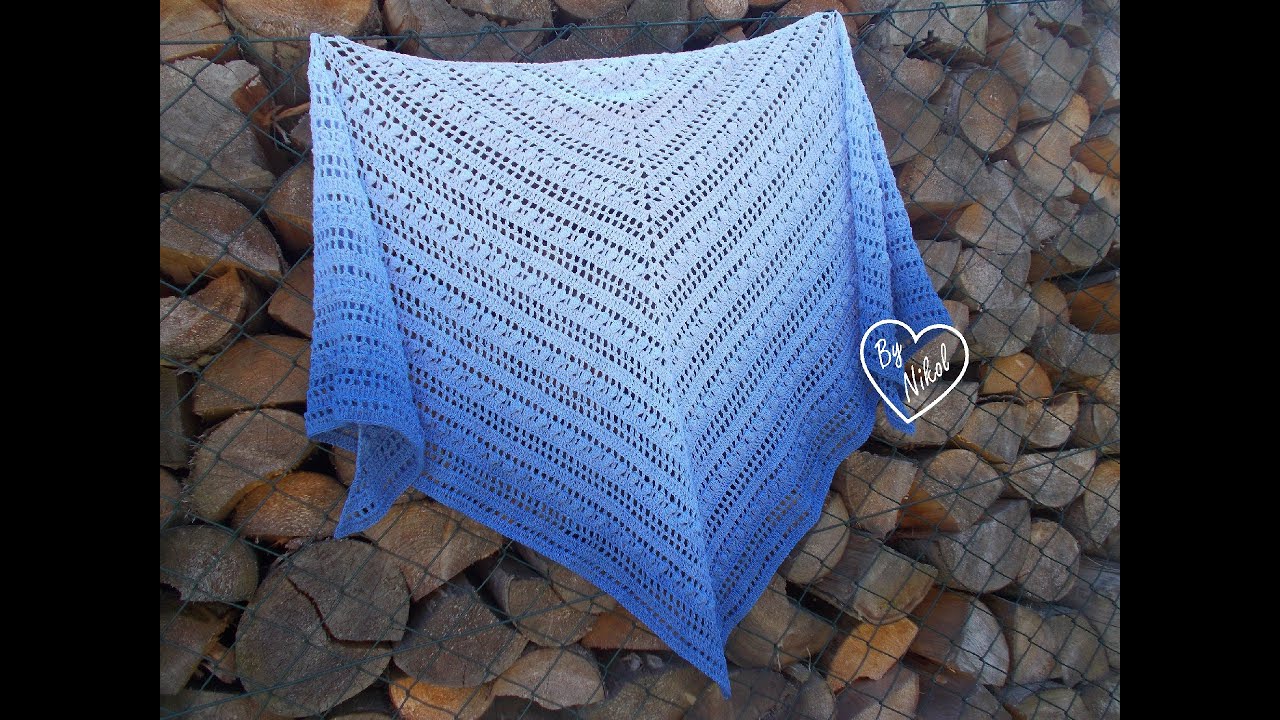 Návod na háčkování - šátek Ombelle/shawl Ombelle