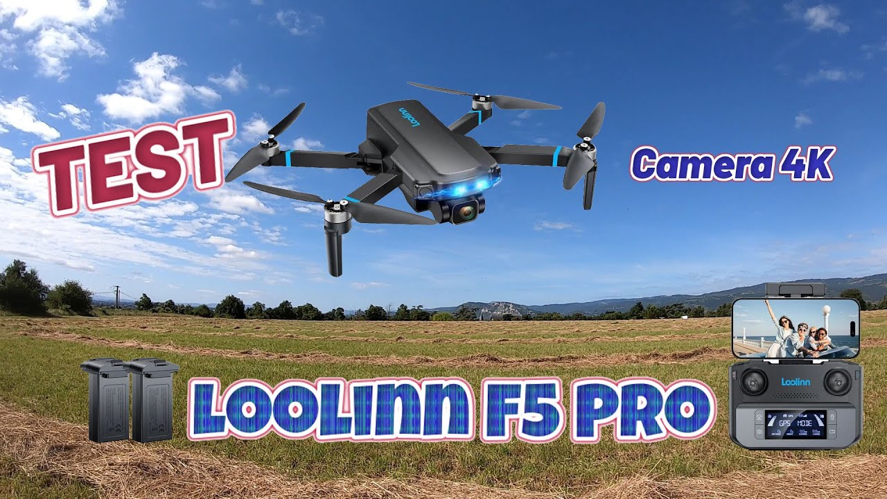 TEST : Drone 4k Loolinn F5 Pro 👍