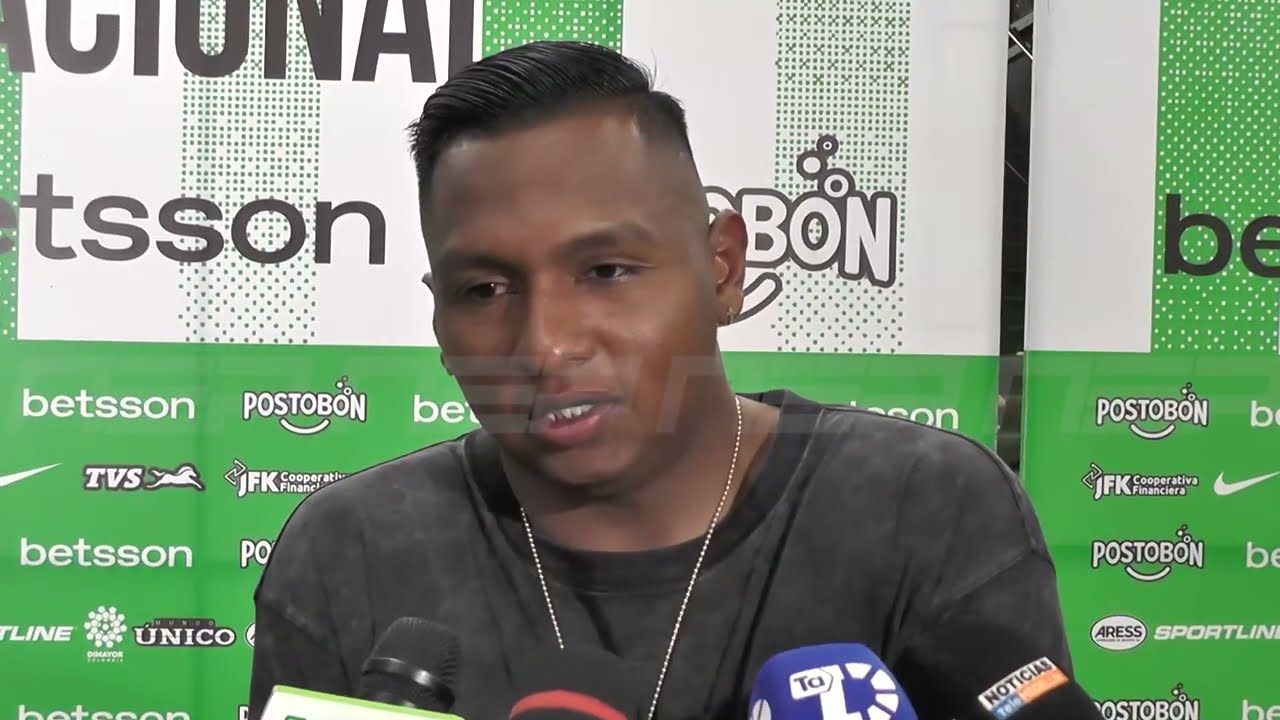 Alfredo Morelos and William Tesillo, AFTER GREEN'S VICTORY AGAINST DIM IN THE #Cl&aacute;sicoPaisa