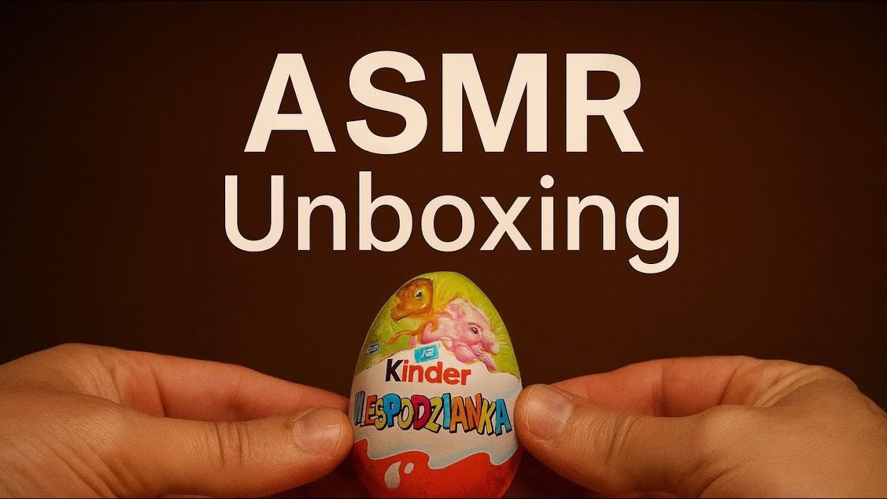 ASMR UNBOXING KINDER SURPRISE NIESPODZIANKA #3