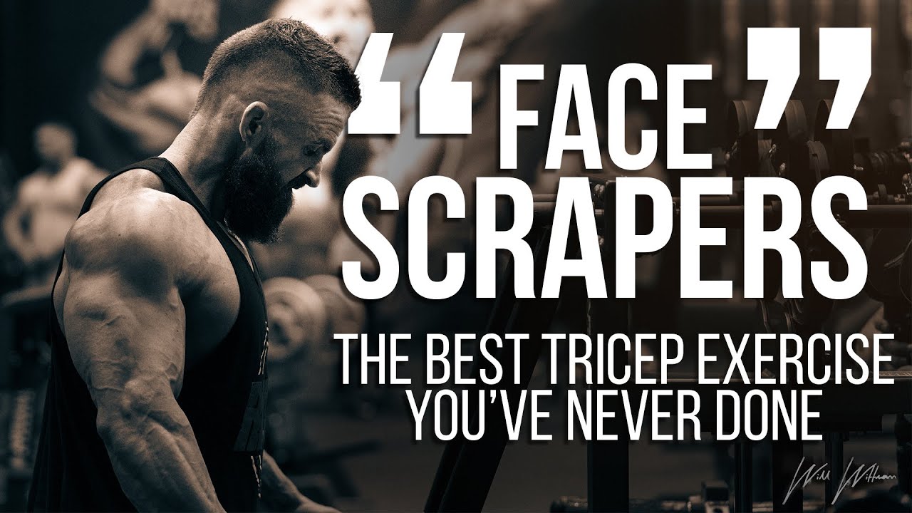 Face Scrapers the Best Secret Triceps Exercise for HUGE Triceps