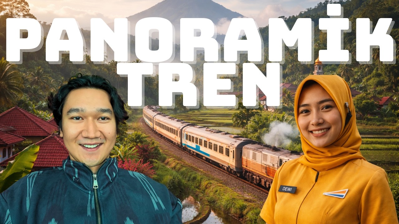 Jakarta–Bandung Panoramik Tren Yolculuğu 🇮🇩 | Hayatımın En Manzaralı Treni!
