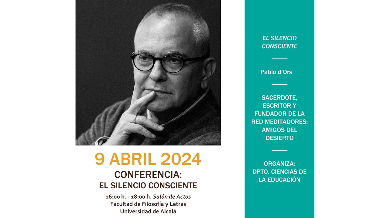 Conferencia de D. Pablo d'Ors 