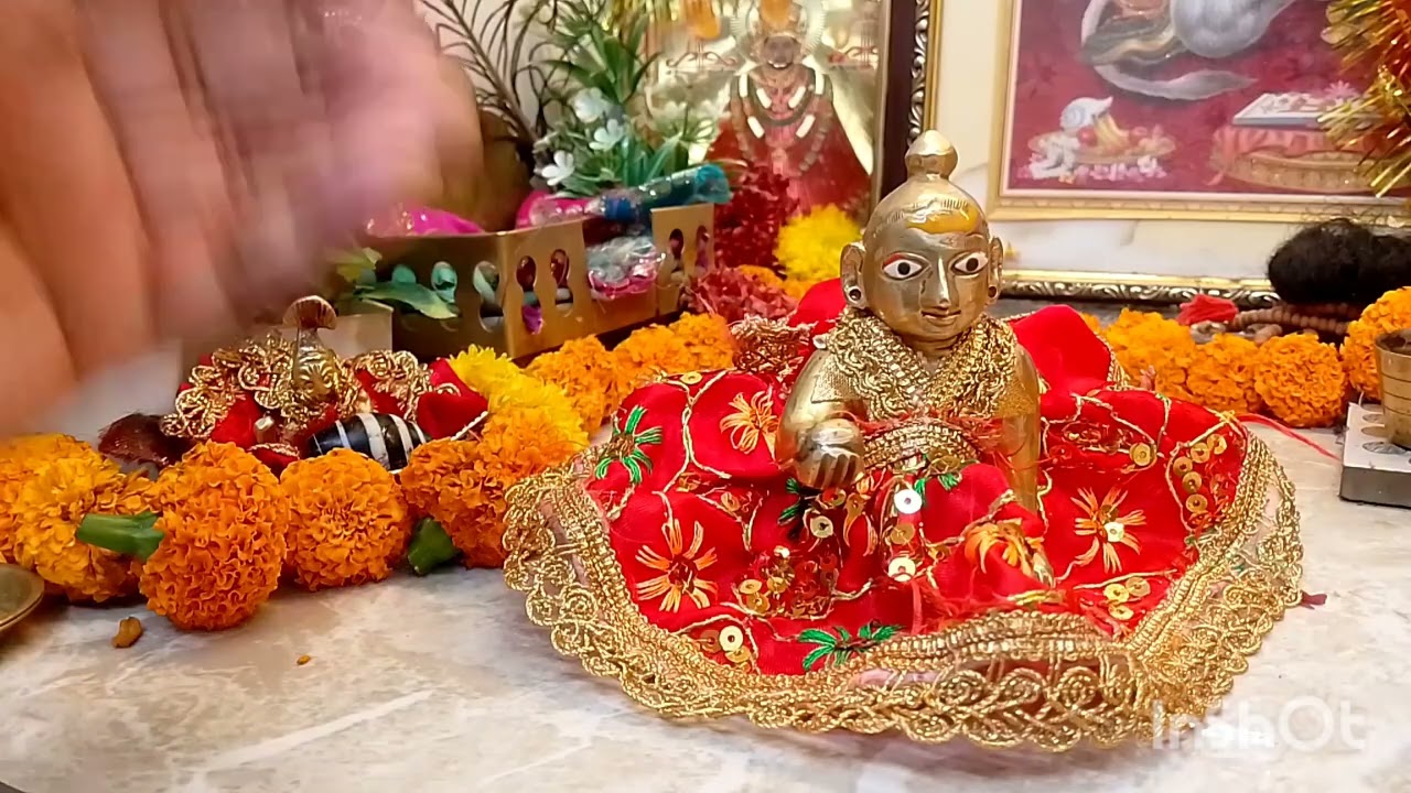 Morning time laddu Gopal ke sang Radhe Radhe 🪔🧿🦚🌹🫶♥️