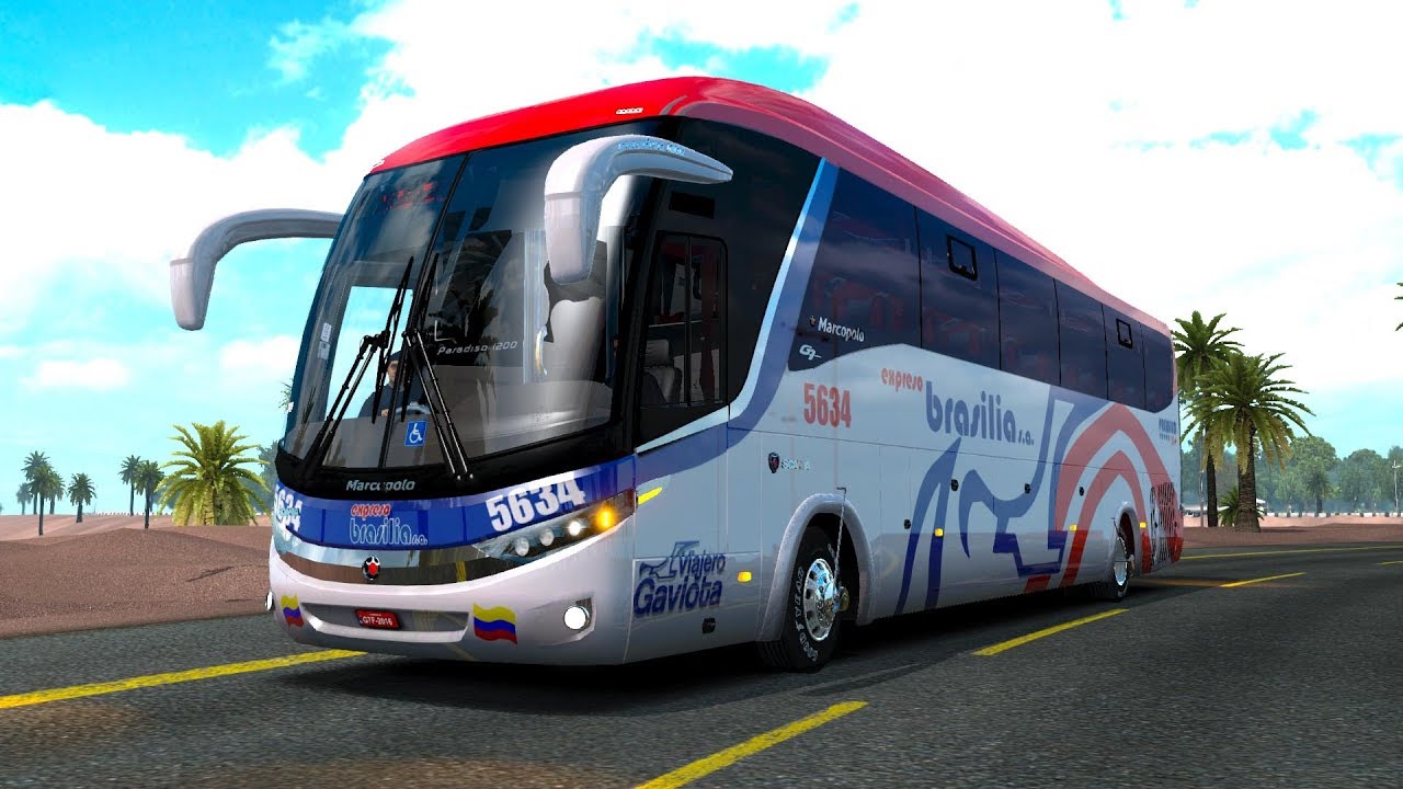 EXPRESO BRASILIA RUMBO A BARRANQUILLA!! | MARCOPOLO G7 |  EURO TRUCK SIMULATOR 2