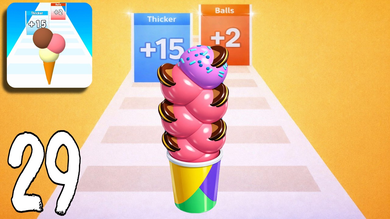 Ice Cream Rush - Gameplay Walkthrough ( Android, iOS )