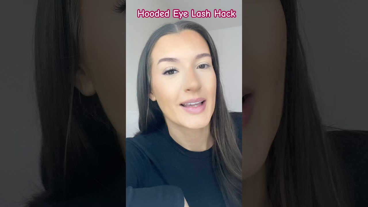 Hooded Eyes?  Here&rsquo;s a good lash hack #lashhack #hoodedeye #viral