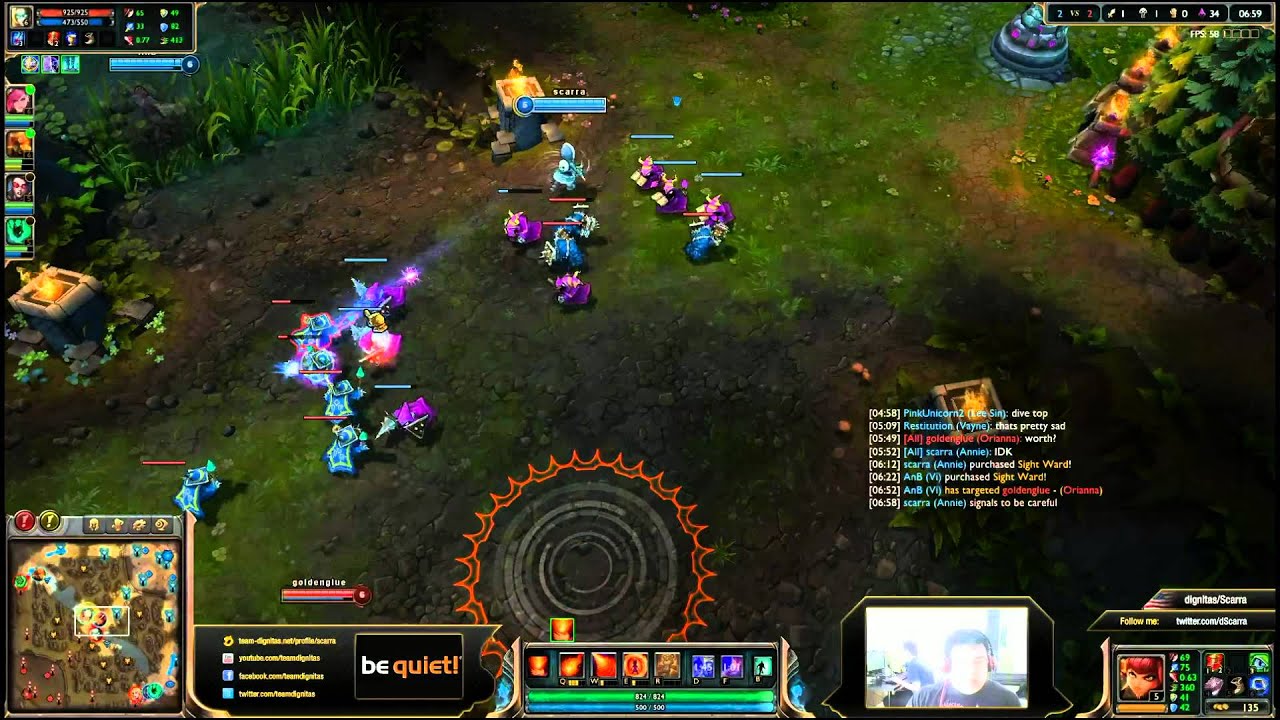 Scarra playing annie mid