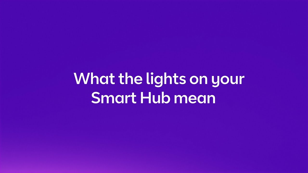 What the lights on your BT Smart Hub mean