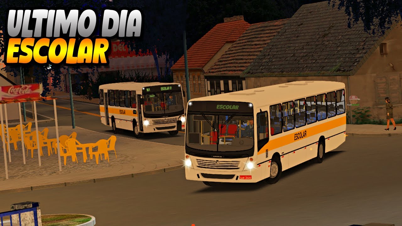 ULTIMA LINHA ESCOLAR DO ANO NO HORARIO DA NOITE! OMSI 2 - PXN V99