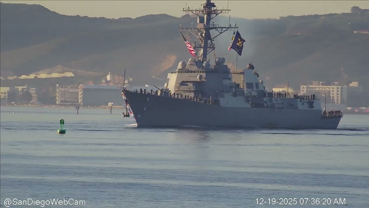 USS Lenah Sutcliffe Higbee (DDG-123) Homecoming