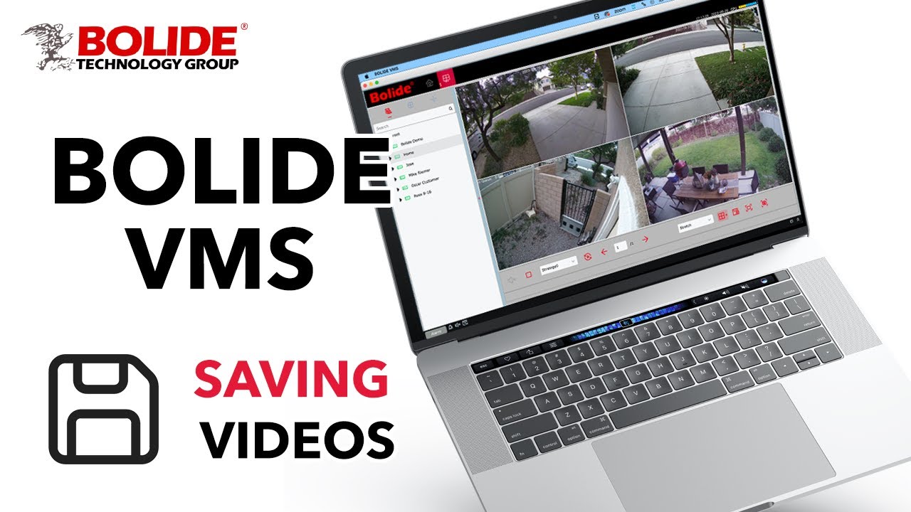 Bolide VMS Software Saving Videos Instructional Video