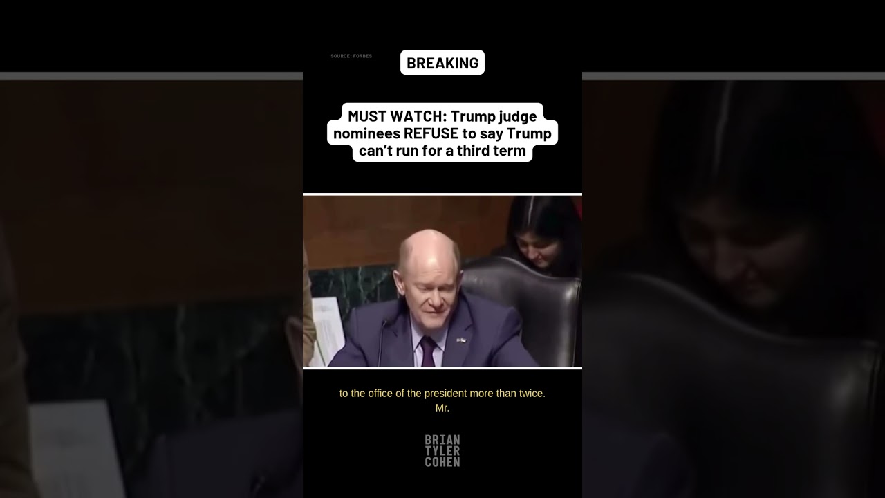 MUST WATCH: Trump judge nominees REFUSE to say Trump can&rsquo;t run for a third term