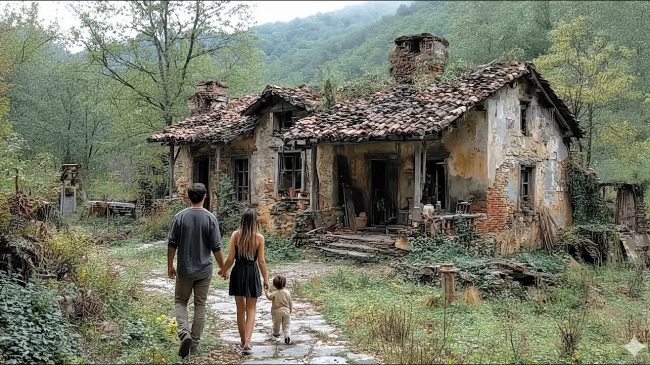 Выселенная из арендованного дома 🏚️, пара находит заброшенный дом и превращает его в уютное жилище.