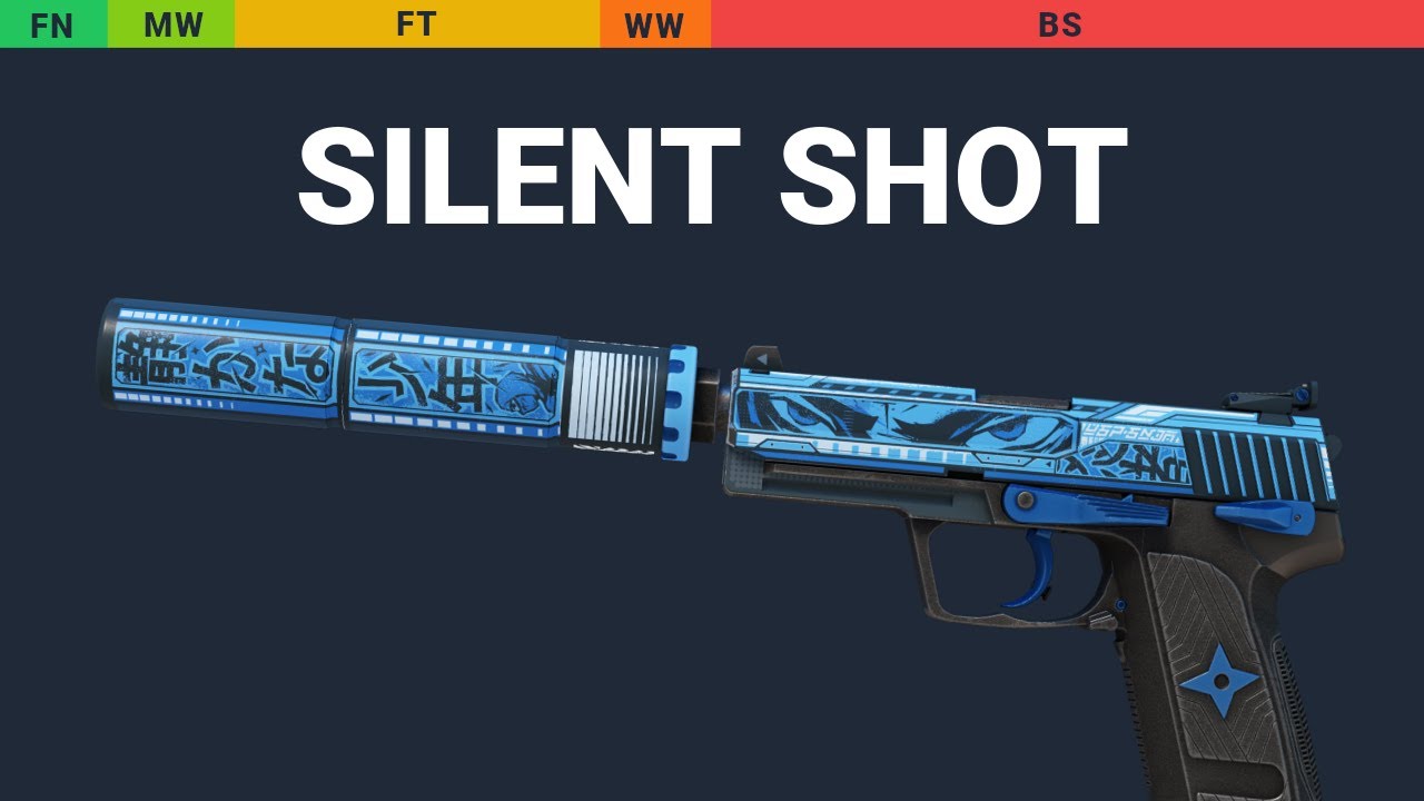 USP-S Silent Shot - Skin Float And Wear Preview