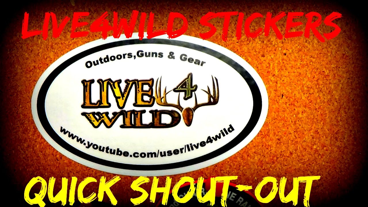 Live4Wild Stickers!