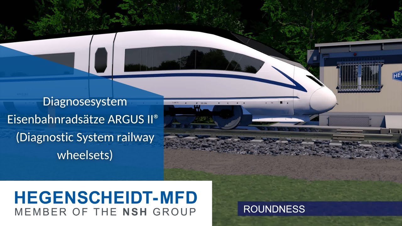HEGENSCHEIDT-MFD - Diagnosesystem Eisenbahnradsätze ARGUS II® (Diagnostic System railway wheelsets)