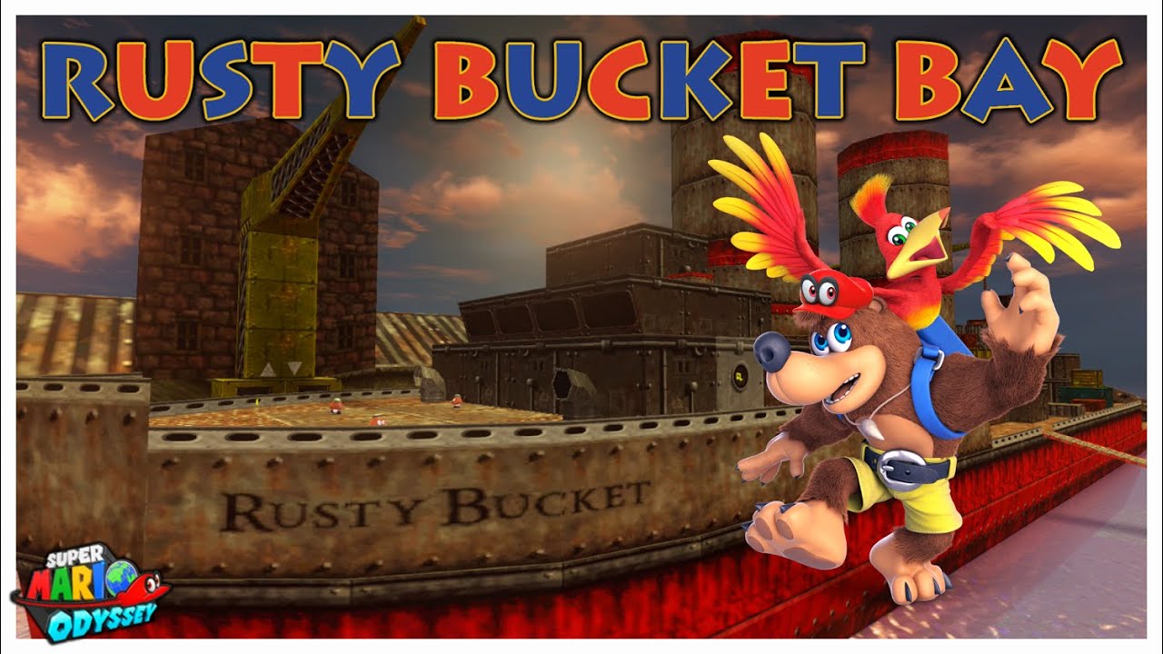 What If Rusty Bucket Bay From Banjo-Kazooie Was in Super Mario Odyssey?