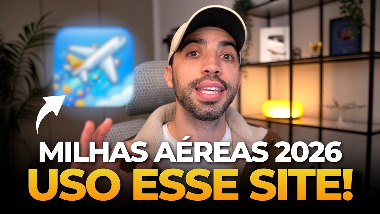 O SITE PRA GANHAR MILHAS AEREAS EM 2026