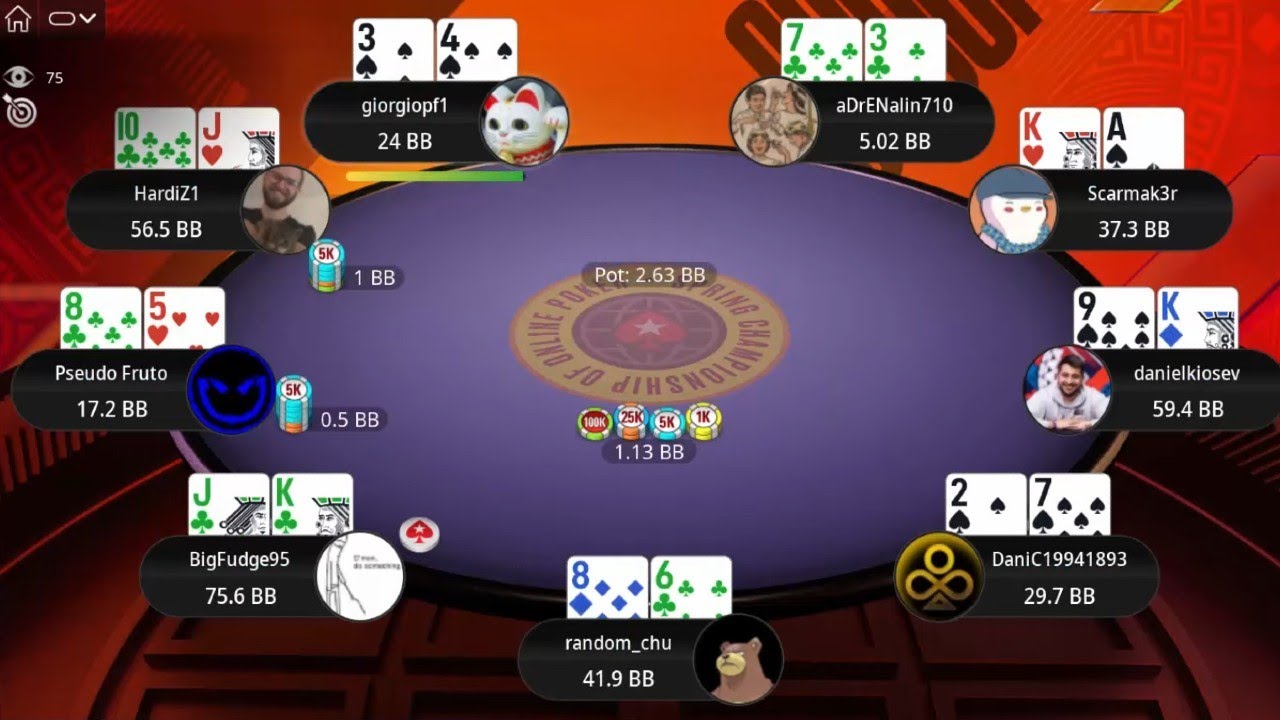 SCOOP 100-H $530 NLHE random_chu | BigFudge95 | Pseudo Fruto - Final Table Poker Replays