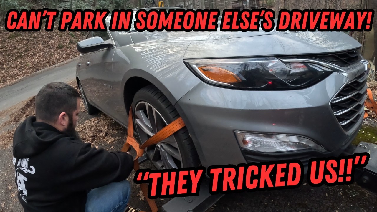 Can't Park In Someone Else's Driveway! | Illegal Parks & Winching Out A $90,000 Toyota Sequoia