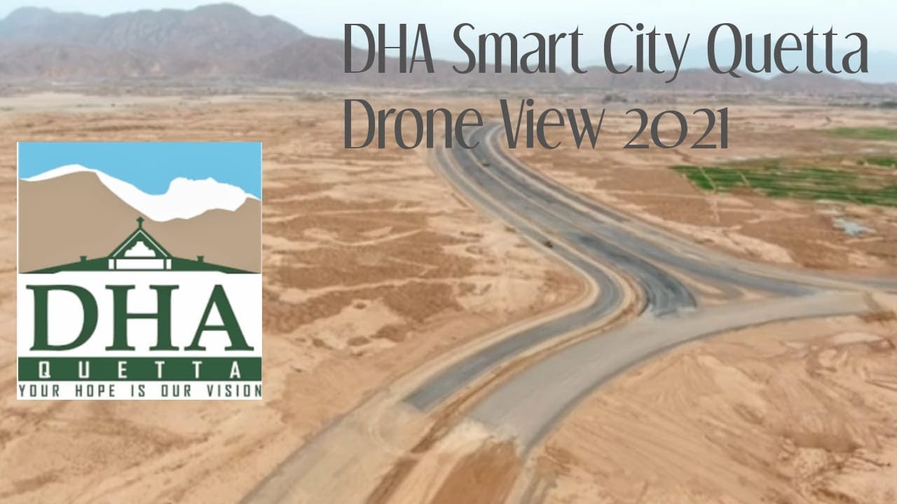DHA Smart City Quetta Drone View 2021