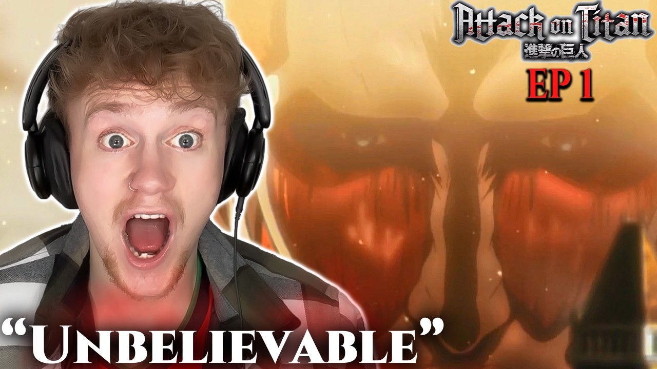 MY FIRST TIME WATCHING *Attack on Titan* ANIME S1E1