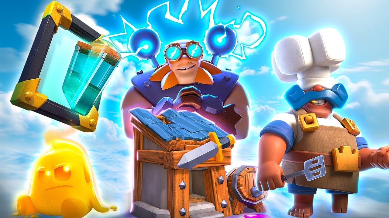 Eu CONSERTEI TODAS as Cartas INÚTEIS do Clash Royale